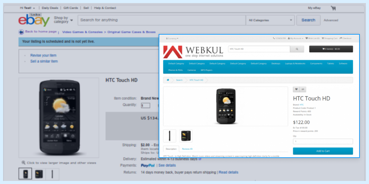 Opencart eBay Connector