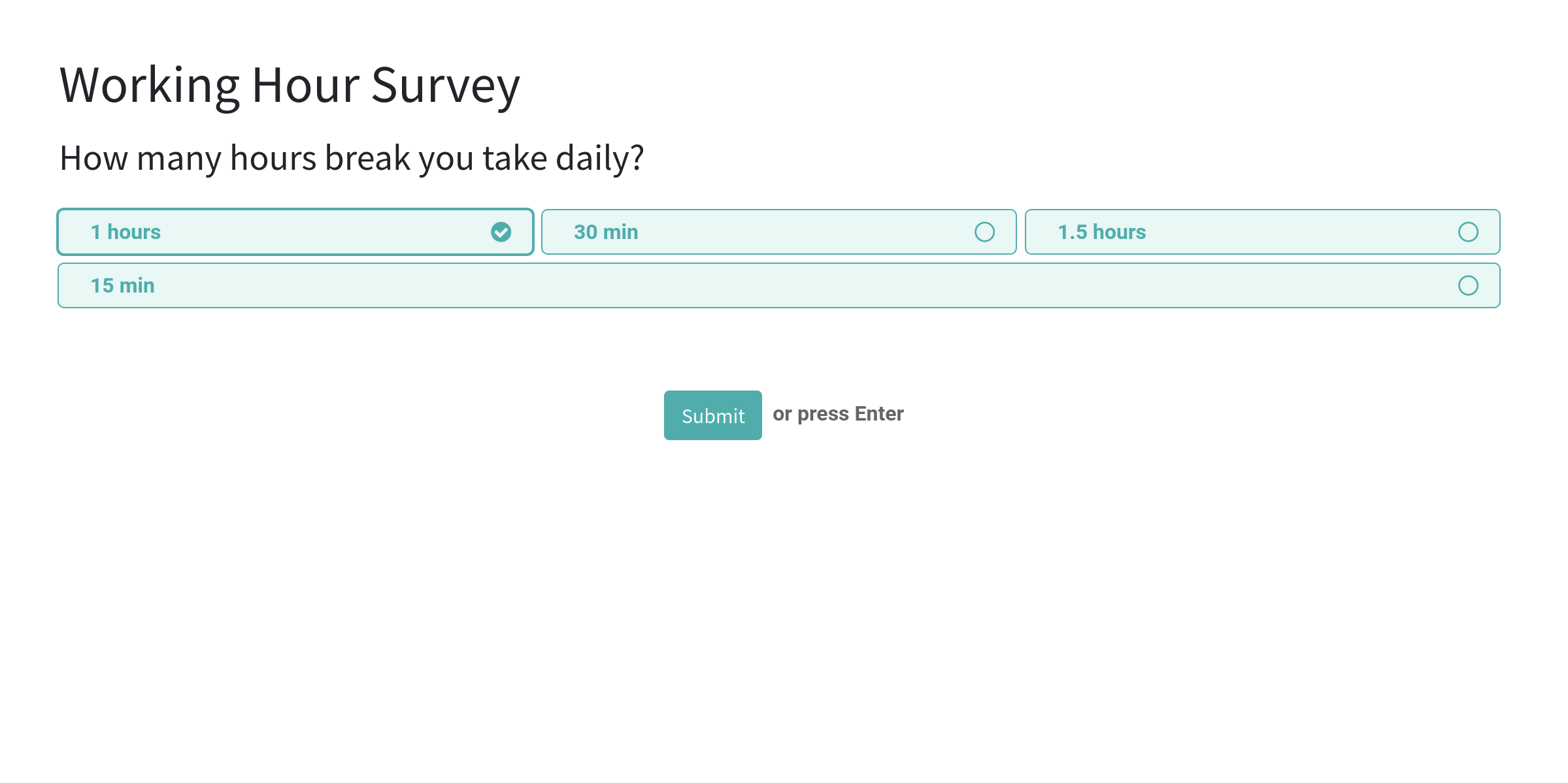 Odoo Website Survey to Employee :&nbsp;