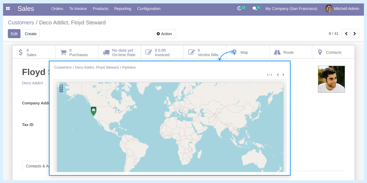 Odoo partner map integration Odoo partner map integration
